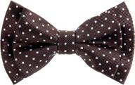 retreez modern polka microfiber pre tied boys' accessories : bow ties logo
