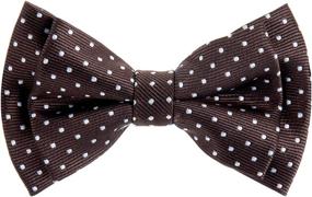 img 1 attached to Retreez Modern Polka Microfiber Pre Tied Boys' Accessories : Bow Ties