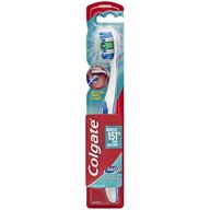 colgate 360 toothbrush: tongue and cheek cleaner, medium (1 pack) logo