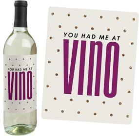 img 3 attached to Sip Happens - Hilarious Gift for Women - Wine Bottle Label Stickers - 4-Pack