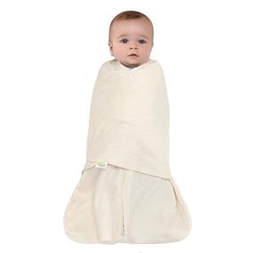 img 3 attached to Halo Sleepsack Swaddle, 100% Cotton, Adjustable Wearable Blanket, Cream, Small, TOG 1.5, 3-6 Months