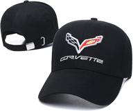 racing apparel sale: corvette logo baseball cap, travel cap, racing motor cap - perfect fit for corvette car accessories logo