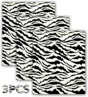 🦓 zebra print htv iron-on vinyl: transform your home decor & diy projects with 12x10 inch heat transfer vinyl! logo