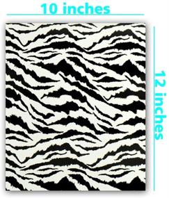 img 1 attached to 🦓 Zebra Print HTV Iron-on Vinyl: Transform Your Home Decor & DIY Projects with 12x10 Inch Heat Transfer Vinyl!