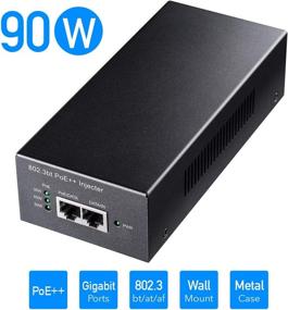 img 3 attached to 💡 Cudy POE400 Ultra PoE++ Injector Adapter: 90W Gigabit Power Supply, IEEE 802.3 bt/at/af Compliant, Plug & Play