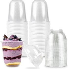 img 4 attached to 50 Sets Plastic Disposable Smoothie