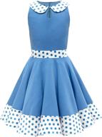 vintage polka dot 👗 girls dress: blackbutterfly girls' clothing logo