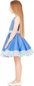 img 1 attached to Vintage Polka Dot 👗 Girls Dress: BlackButterfly Girls' Clothing