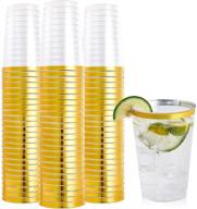 plastic focusline tumblers heavy duty disposable logo