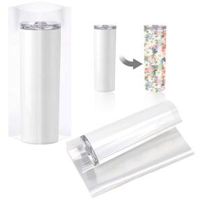 img 4 attached to 📦 Premium Sublimation Shrink Sleeves for Clear Tumbler Packaging & Shipping: A Comprehensive Solution