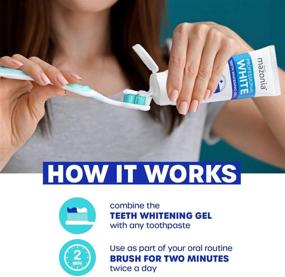 img 2 attached to 😁 Radiant Smile with Teeth Whitening Gel Professional: Whitening Booster for White Teeth, 3.4oz
