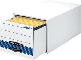 img 3 attached to 🗄️ Bankers Box STOR/DRAWER STEEL PLUS Extra Space-Saving Filing Cabinet, Stackable up to 5 High, Letter Size, 6 Pack (00311)