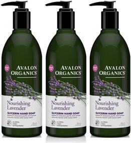 img 1 attached to 🌿 Avalon Organics Nourishing Lavender Glycerin Hand Soap - 12 Fl Oz - Pack of 3