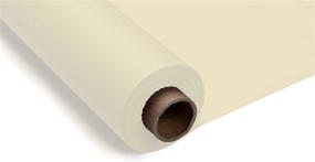 img 1 attached to 🍽️ Enhance Your Dining Décor with the Exquisite Plastic Table Roll Ivory