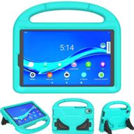 💠 teefity kids case for lenovo tab m8 hd/smart tab m8 / tab m8 fhd 2019 tablet, shockproof lightweight protective stand case for lenovo tab m8 tb-8505f tb-8505x tb-8705f tb-8705n 2019 tablet, turquoise logo