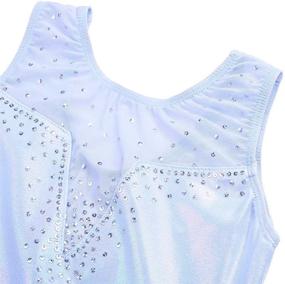 img 2 attached to BAOHULU Toddlers Gymnastics Leotards One Piece Purplelongsleeve Sports & Fitness in Other Sports