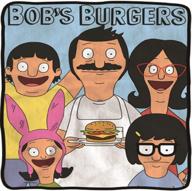 🍔 cozy up with bob's burgers soft fleece blanket - officially licensed and colorful throw with bob, linda, louise, tina & gene! logo