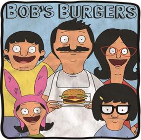 img 1 attached to 🍔 Cozy Up with Bob's Burgers Soft Fleece Blanket - Officially Licensed and Colorful Throw with Bob, Linda, Louise, Tina & Gene!