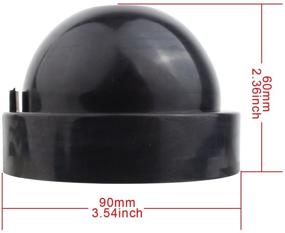 img 2 attached to 85mm Rubber Seal Dustproof Covers for LED Headlight Conversion Kit by TOMALL