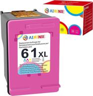 aiminie remanufactured hp 61xl 61 xl tri-color ink cartridge - compatible with deskjet 2512, 1512, 2542, 2540, 2544, 3000, 3052a, 1055, 3051a, 2548 - envy 4500, 4502, 5530 - officejet 4630 printer - high-quality replacement (1-pack) logo