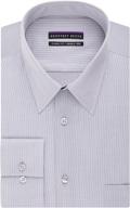 👔 geoffrey beene regular textured stripe men's clothing and shirts: elevate your style with timeless fashion logo