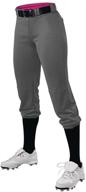 👖 alleson athletic teen-girls fastpitch/softball speed pant - girls' performance apparel logo