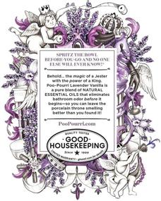 img 2 attached to Poo-Pourri Lavender Vanilla 2oz Bathroom Spray - Pack of 2 with Ornament Box