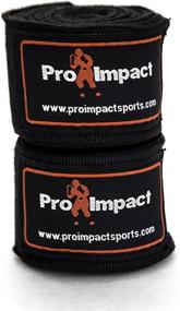 img 2 attached to 🥊 Premium Pro Impact Mexican Style Boxing Handwraps 180" with Closure - Ultimate Elastic Hand & Wrist Support for Muay Thai Kickboxing, MMA, and Gym Workouts - Unisex, 1 Pair