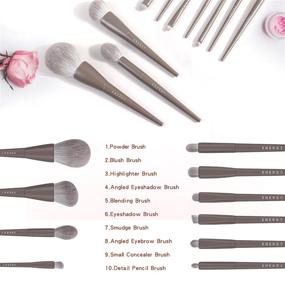 img 3 attached to 💄 ENERGY Makeup Brush Kit – 10 Pcs Soft Synthetic Brushes for Flawless Cosmetics Blending