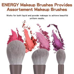 img 1 attached to 💄 ENERGY Makeup Brush Kit – 10 Pcs Soft Synthetic Brushes for Flawless Cosmetics Blending