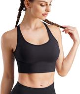 🏋️ traininggirl women's high impact padded racerback sports bra - wirefree yoga activewear tank top for running логотип