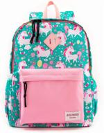🦄 unicorn preschool backpack: kids' furniture, decor, and storage for toddler backpacks & lunch boxes logo