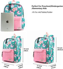 img 1 attached to 🦄 Unicorn Preschool Backpack: Kids' Furniture, Decor, and Storage for Toddler Backpacks & Lunch Boxes