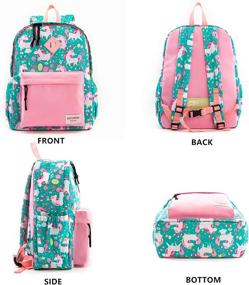 img 3 attached to 🦄 Unicorn Preschool Backpack: Kids' Furniture, Decor, and Storage for Toddler Backpacks & Lunch Boxes