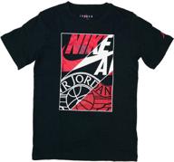 👕 футболка nike jordan jumpman из хлопка: превосходная активная одежда для мальчиков логотип