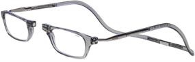 img 2 attached to 👓 CliC Original Expandable XXL Smoke +1.50 Readers: Stylish and Convenient Eyewear