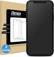 2-пакетных защитных пленок mothca matte для iphone 12 pro max - против бликов и отпечатков пальцев, из закаленного стекла без пузырей - полностью прозрачные, совместимые с чехлом - гладкие как шелк - 6,7 дюйма (2020) логотип