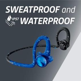 img 1 attached to 🎧 Renewed Plantronics BackBeat FIT 2100 Wireless Headphones - Sweatproof & Waterproof Workout Earbuds, Black