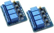🔌 dzs elec 2-pack 5v 4-channel relay module: optocoupler low level amplifier trigger jd-vcc power amplified vcc power - efficient & reliable logo