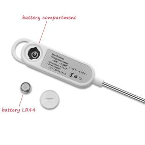 img 1 attached to 🌡️ Digital Cooking Thermometer with Long Probe for Meat, Candy, Food, BBQ, Kitchen, Grill. Instant Read Probe Thermometer for Liquids, Pork, Milk, Yogurt, Deep Fry, Roast, Baking Temperature