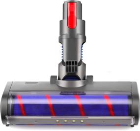 img 2 attached to 🔌 Dyson Cordless Stick Vacuum Cleaner Soft Roller Cleaner Head - iSingo Upgrade, Compatible with V7 V8 V10/SV12, V11, 966489-04