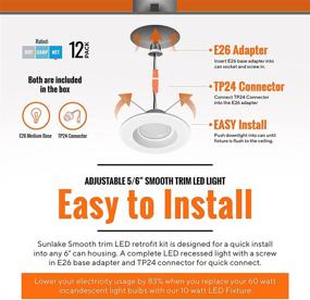 img 1 attached to 💡 SunLake LED Recessed Lighting 12 Pack: Industrial Electrical Lighting Components