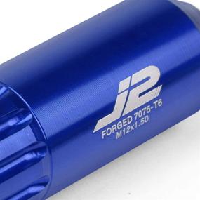 img 2 attached to J2 Engineering LN-T7-010-15-BL Blue 7075 Aluminum M12X1