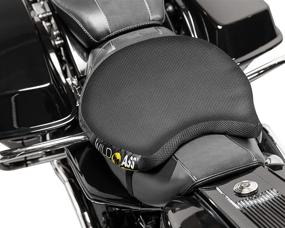 img 2 attached to 🏍️ Black Smart Air Gel Motorcycle Seat Cushion by Wild Ass