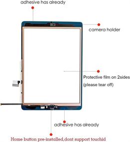 img 3 attached to 🔧 GoodFixer iPad 7 8 Gen Screen Replacement Digitizer Kit + Home Button - 2019/2020 10.2" A2197 A2198 A2200 A2270 A2428 A2429 A2430 - Video Tips & Full Repair Solution