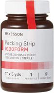 🩹 iodoform packing strip 1" x 5 yards sterile latex free - mckesson performance plus, model 61-59345 логотип