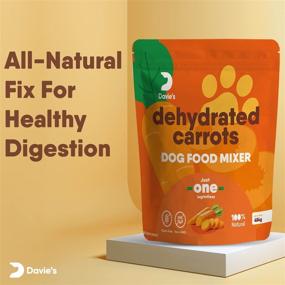 img 1 attached to Davie's Naturals Dehydrated Carrots for Pets - Natural Digestion Support Ideal for Dogs and Cats!