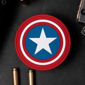 img 1 attached to 🦾 Enhanced SEO: NEO Tactical Gear Captain America PVC Morale Patch