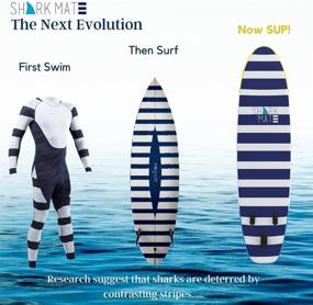 img 3 attached to 🦈 STARTSMART Inflatable Stand Up Paddle Board with Shark Repellent - SUP Set Including Accessories, Coiled Leash, Pump, Lightweight Paddle, Fin & Backpack Travel Bag