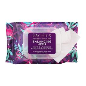 img 3 attached to 🍊 Pacifica Beauty Balancing Hemp Makeup Removing Wipes: Vegan & Cruelty-Free Solution for All Skin Types, Including Oily, with Hemp & Lavender, 30 Wipes (Orange)